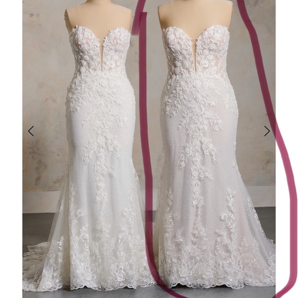 Elegant Lace Wedding Gown - Picture 2 of 4